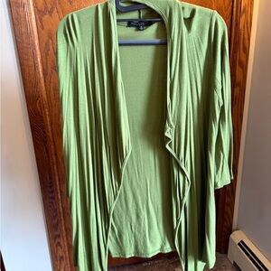 Green Envelope Light Green Drape Cardigan